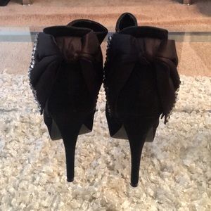 Satin Bow Booties